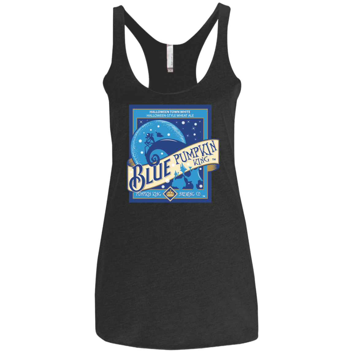 Blue Pumpkin King Women's Triblend Racerback Tank