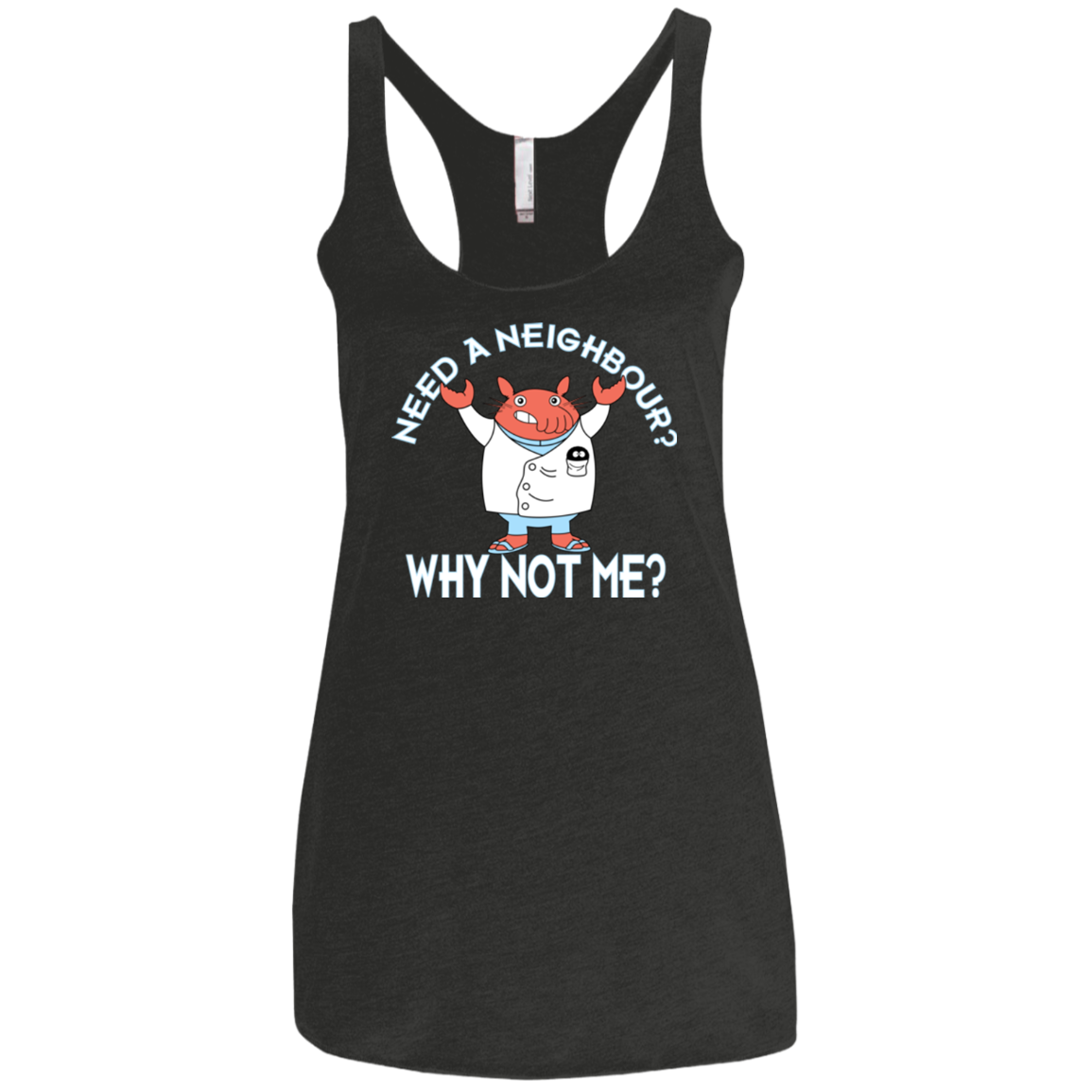 Why not me Women's Triblend Racerback Tank