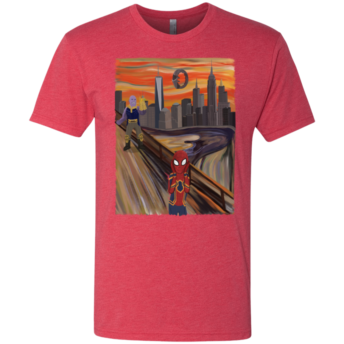 Spider Scream Men's Triblend T-Shirt