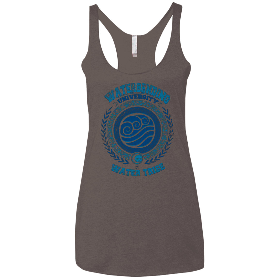 Waterbending University Women's Triblend Racerback Tank