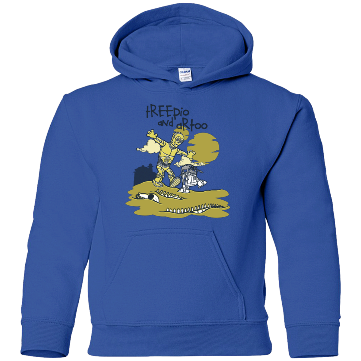 Treepio and Artoo Youth Hoodie