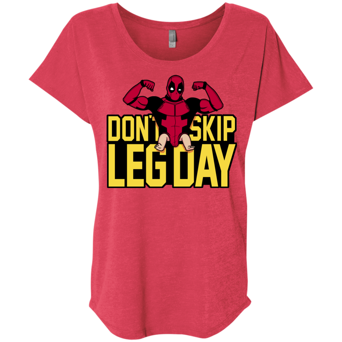 Dont Skip Leg Day Triblend Dolman Sleeve