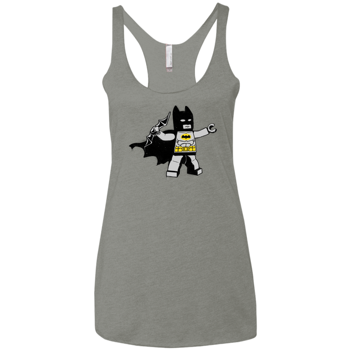 Batsy Lego Women's Triblend Racerback Tank