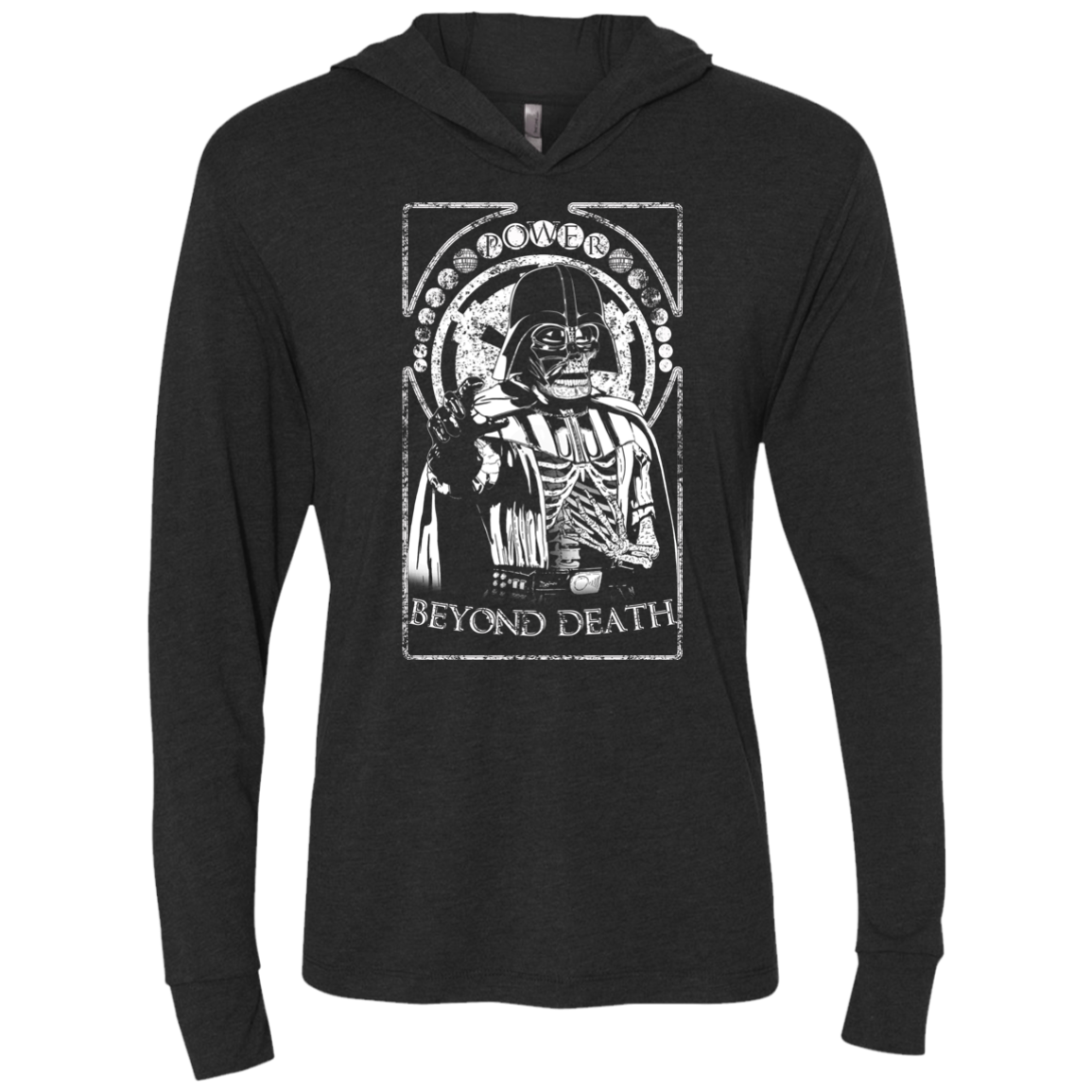 Beyond death Triblend Long Sleeve Hoodie Tee