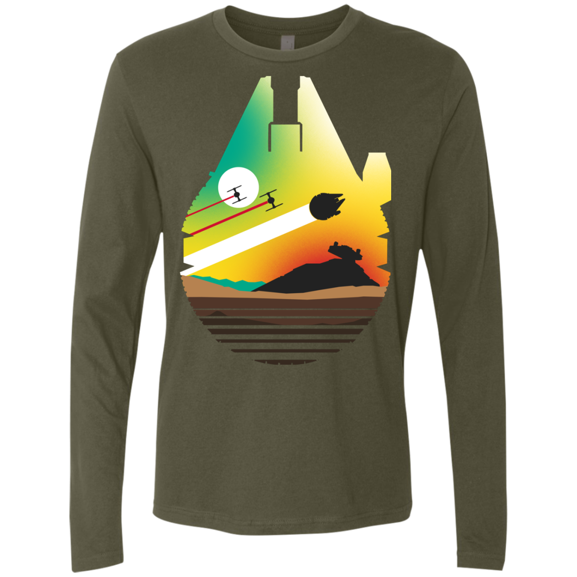 Escape from Desert Planet Men's Premium Long Sleeve