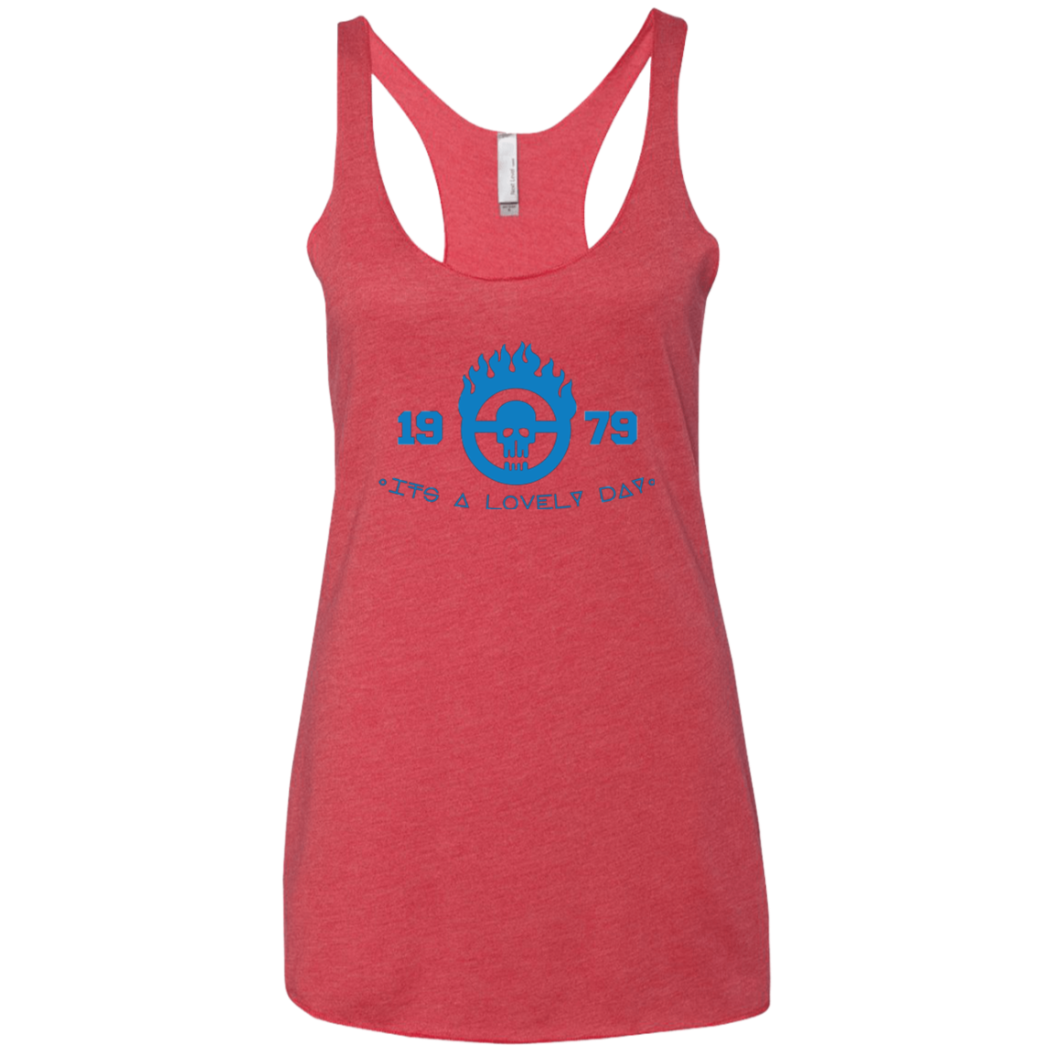 War Boy Lovely Day Women's Triblend Racerback Tank