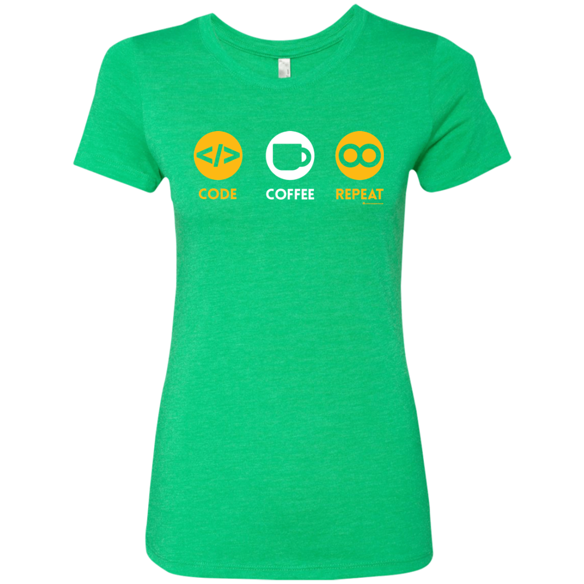 Code Coffee Repeat Women's Triblend T-Shirt
