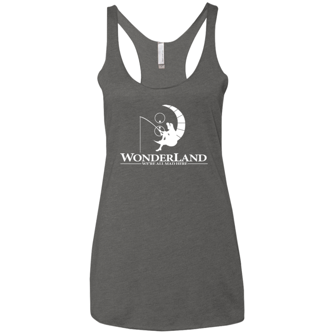 Wonderland Animation Women's Triblend Racerback Tank