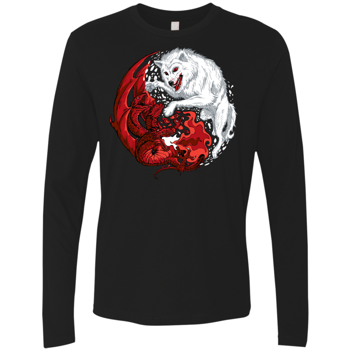 Ice and Fire Men's Premium Long Sleeve
