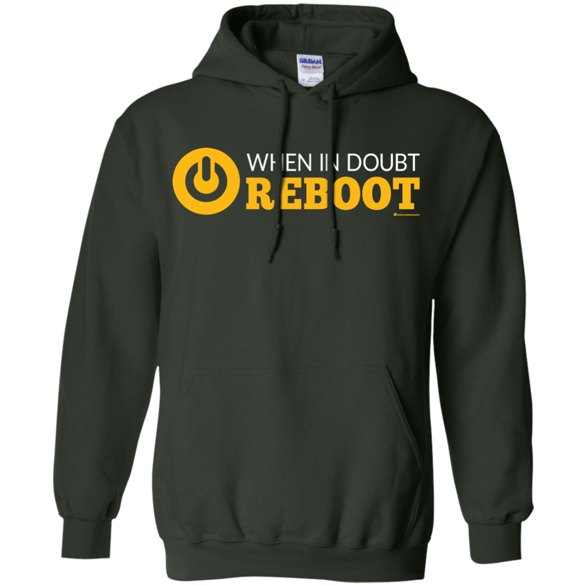 When In Doubt Reboot Pullover Hoodie