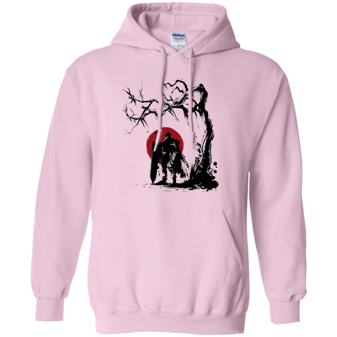 Black Swordsman under the sun Pullover Hoodie