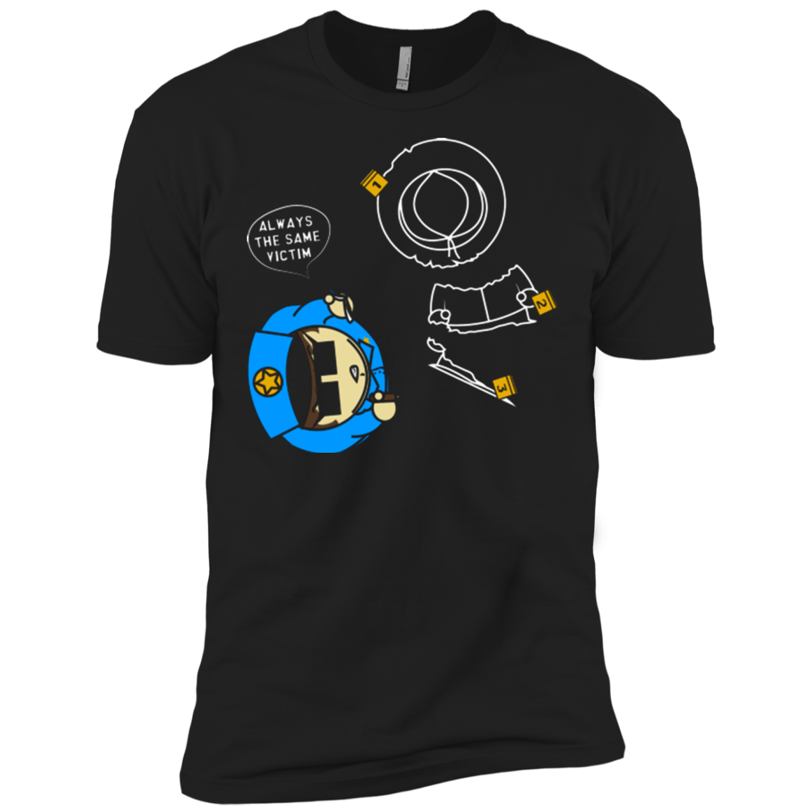 ALWAYS THE SAME VICTIM Men's Premium T-Shirt