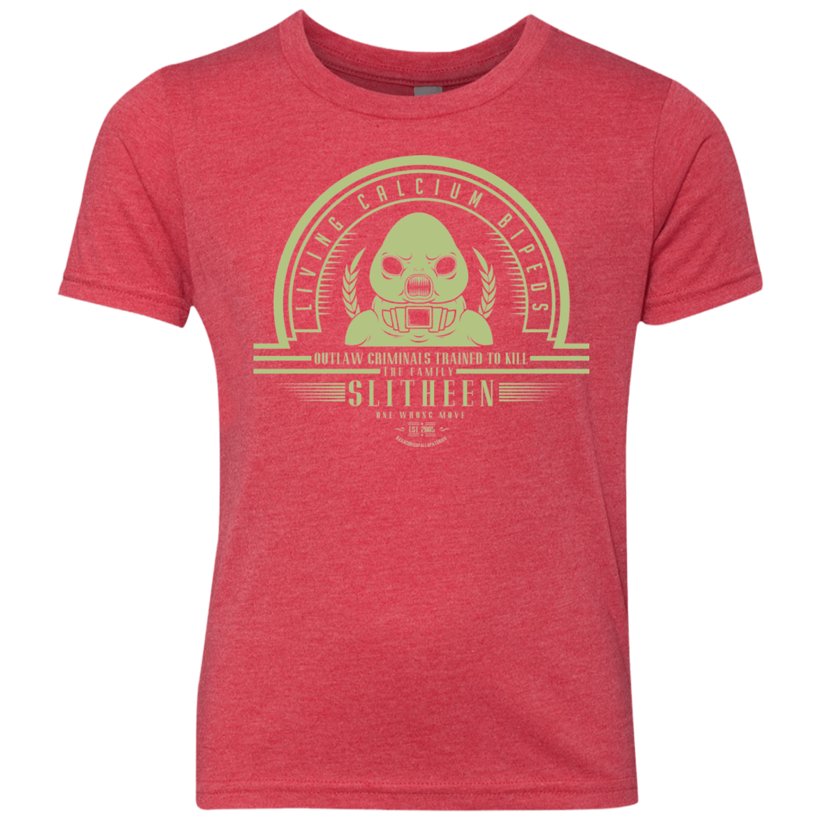 Who Villains Slitheen Youth Triblend T-Shirt