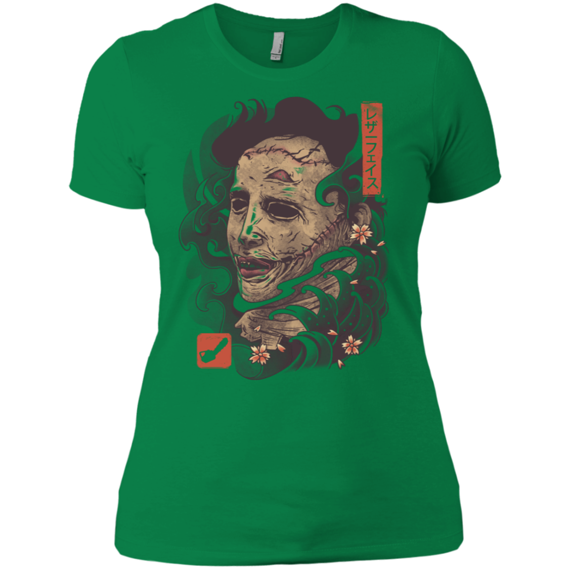 Oni Leather Mask Women's Premium T-Shirt
