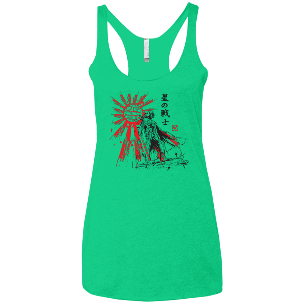 The Star Warrior Women's Triblend Racerback Tank