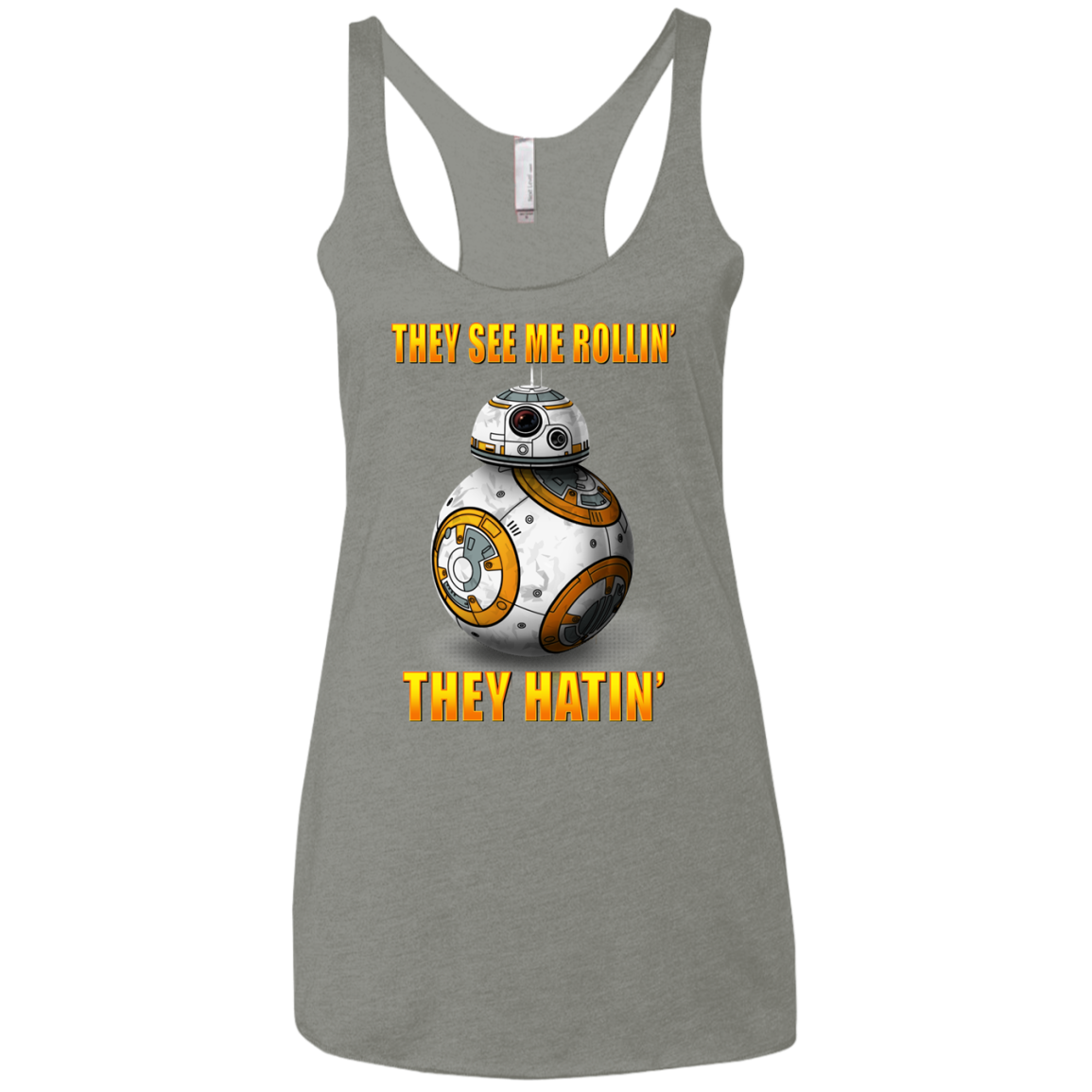 BB8TSMR Women's Triblend Racerback Tank