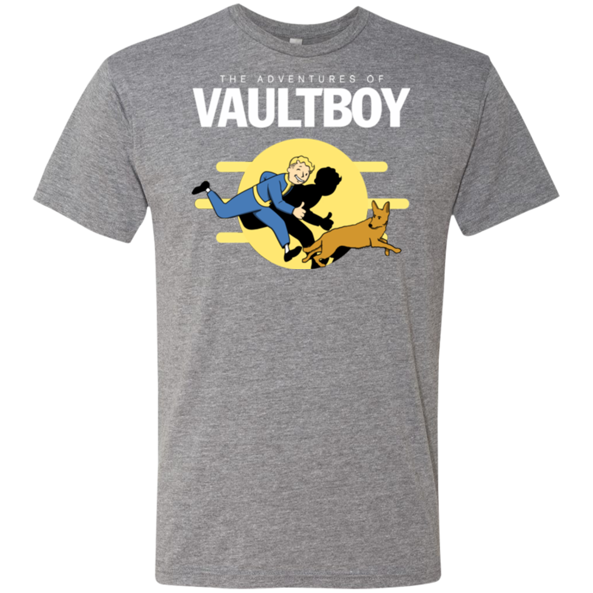 Boy and his dog Men's Triblend T-Shirt