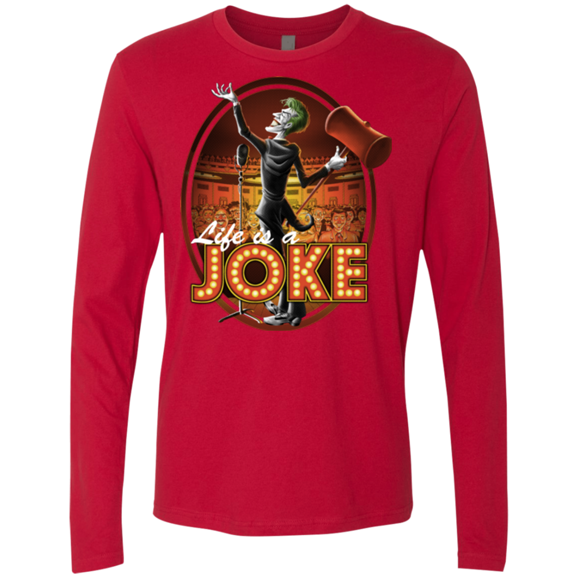 Life Is A Joke Men's Premium Long Sleeve