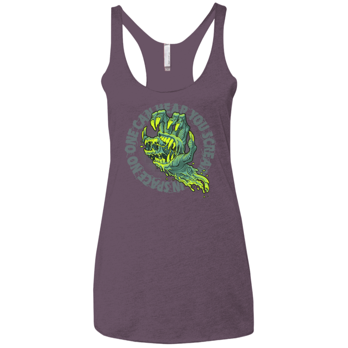 The Hand That Feeds Women's Triblend Racerback Tank