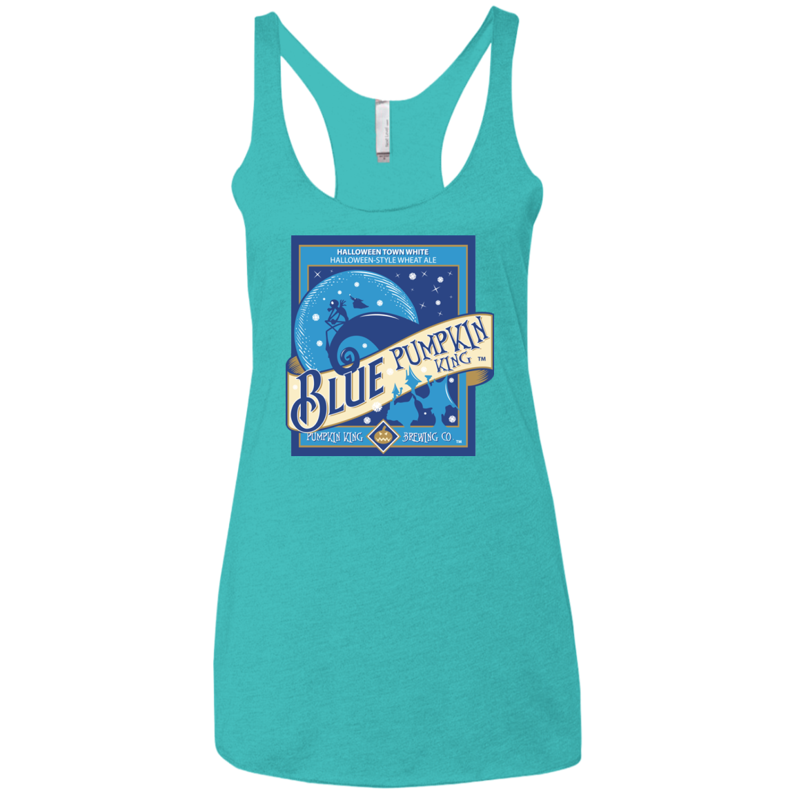 Blue Pumpkin King Women's Triblend Racerback Tank