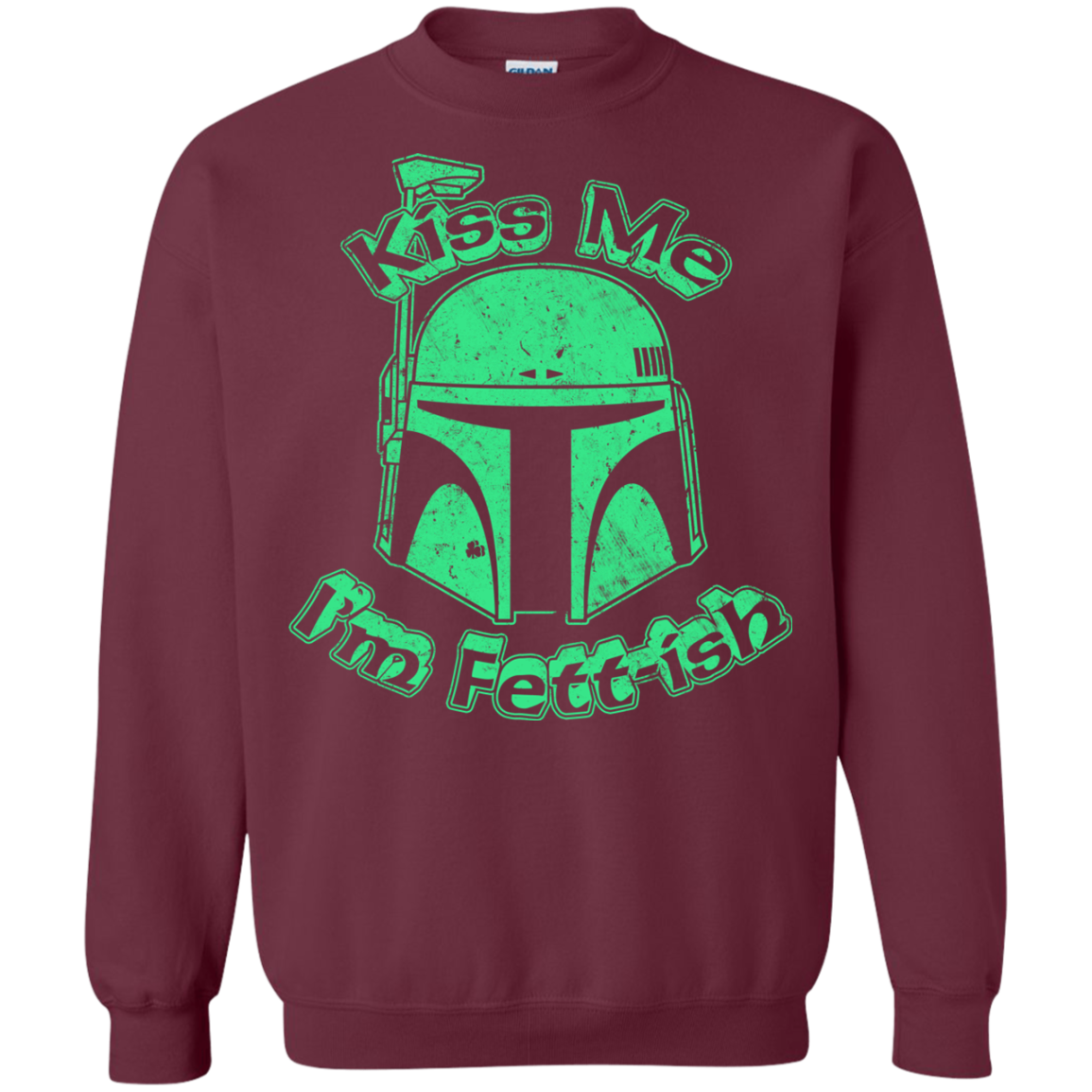 Kiss Me Im Fettish Crewneck Sweatshirt