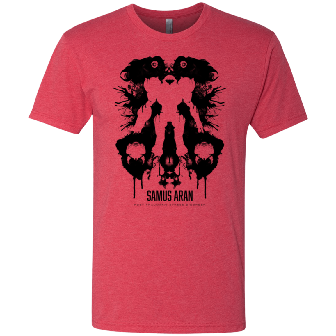 Samus Ink Blot Men's Triblend T-Shirt