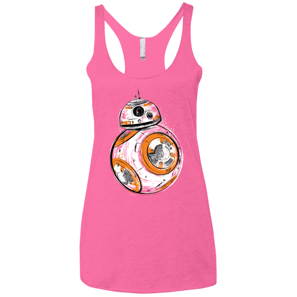 Astromech Droid Women's Triblend Racerback Tank