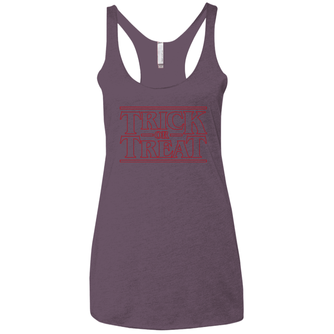 Trick Or Treat Women's Triblend Racerback Tank