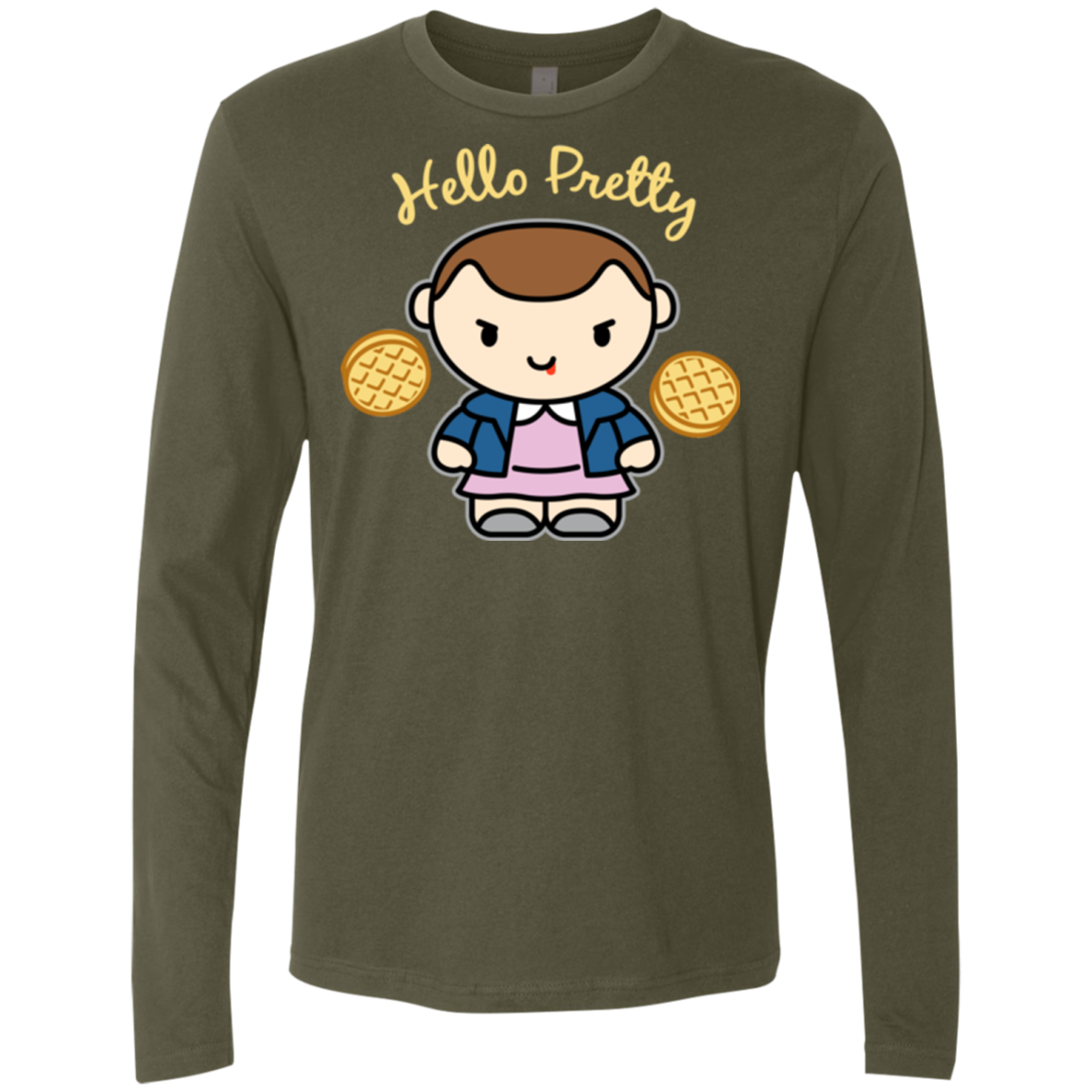 Hello Pretty Men's Premium Long Sleeve