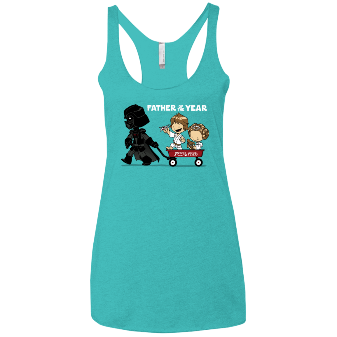 WagonRide Women's Triblend Racerback Tank