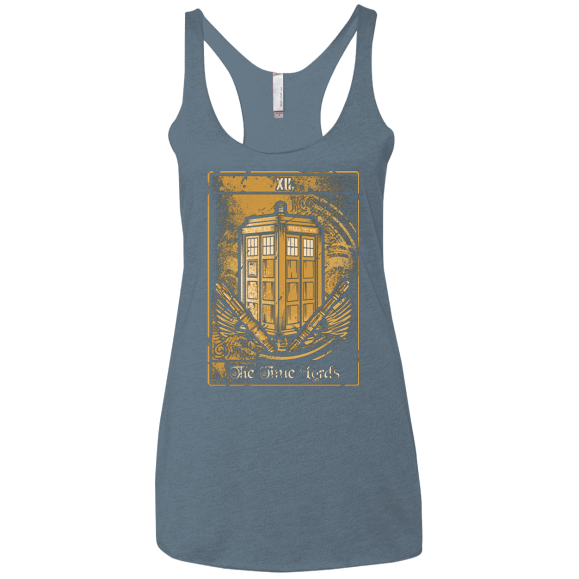 THE TIME LORDS Women's Triblend Racerback Tank