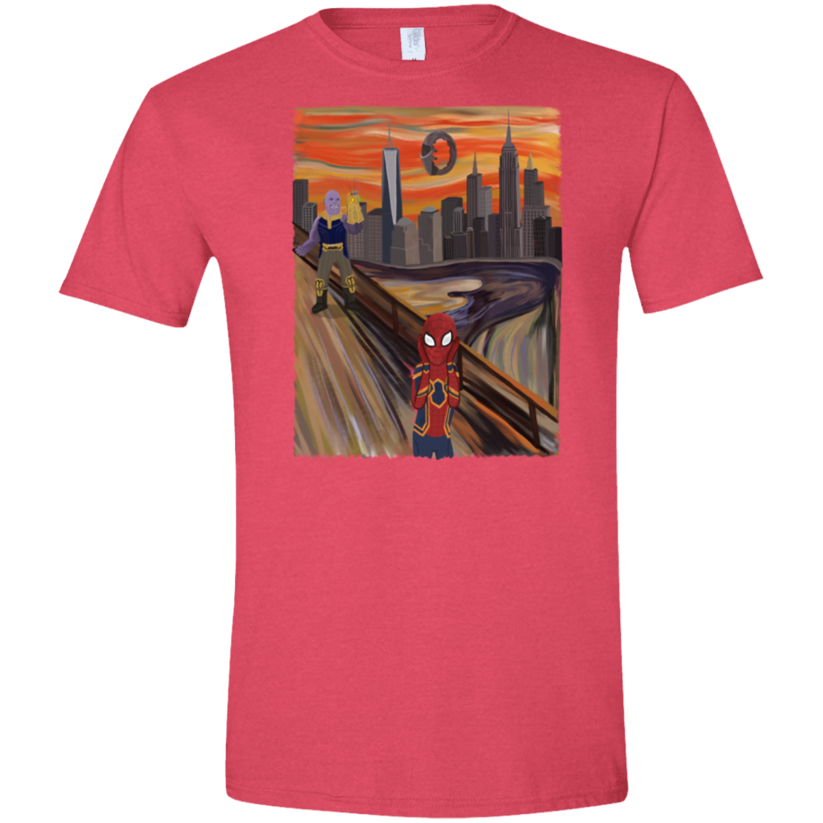 Spider Scream Men's Semi-Fitted Softstyle