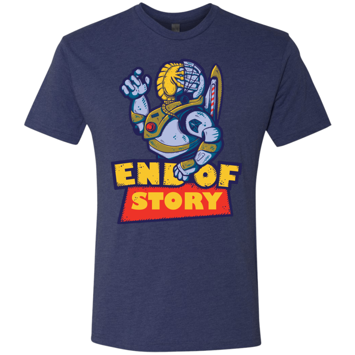 END OF STORY Men's Triblend T-Shirt