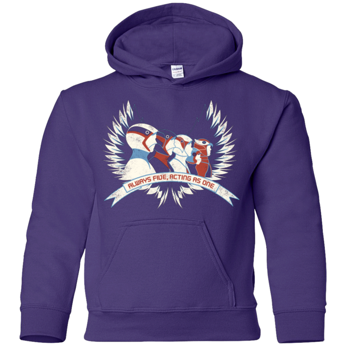Always Five Acting As One Youth Hoodie