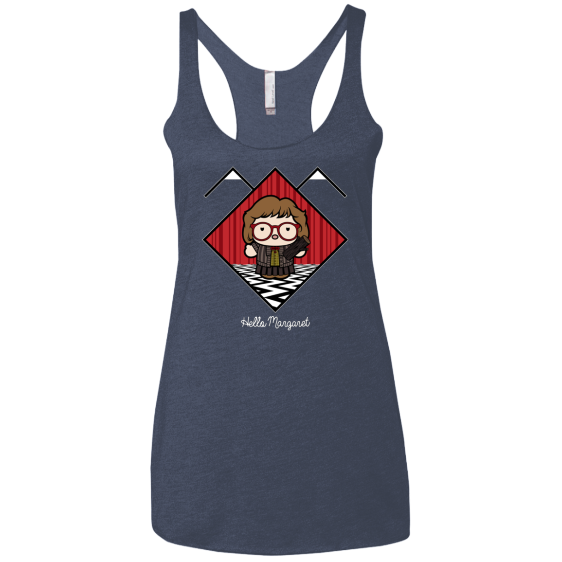 Hello Margaret Women's Triblend Racerback Tank