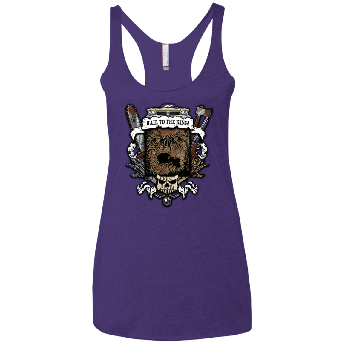 Evil Crest Women's Triblend Racerback Tank