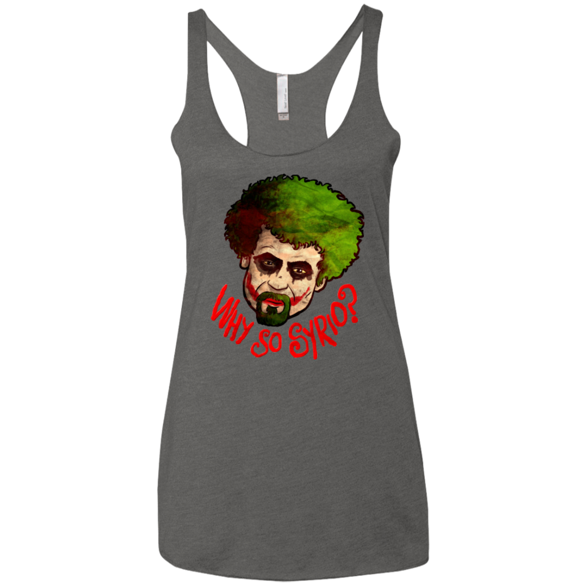 Why So Syrio Women's Triblend Racerback Tank