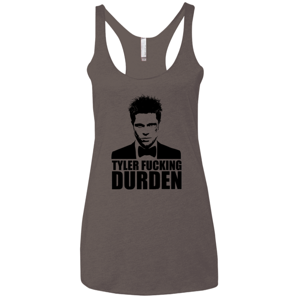 Tyler Fucking Durden Women's Triblend Racerback Tank