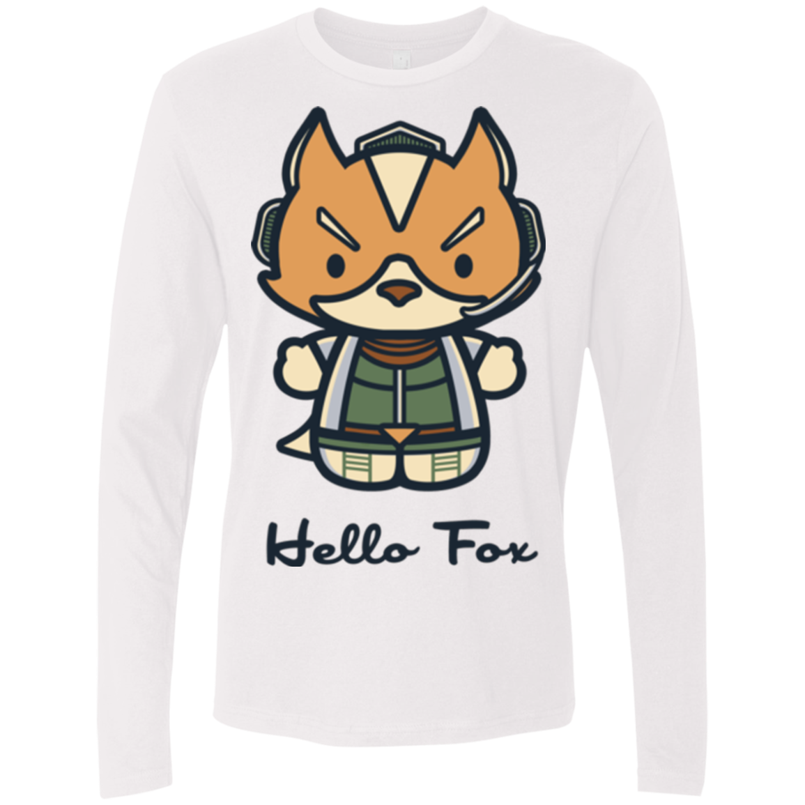 Hello Fox Men's Premium Long Sleeve