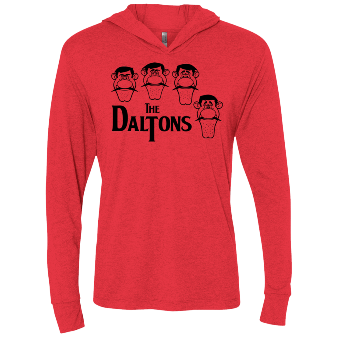 The Daltons Triblend Long Sleeve Hoodie Tee