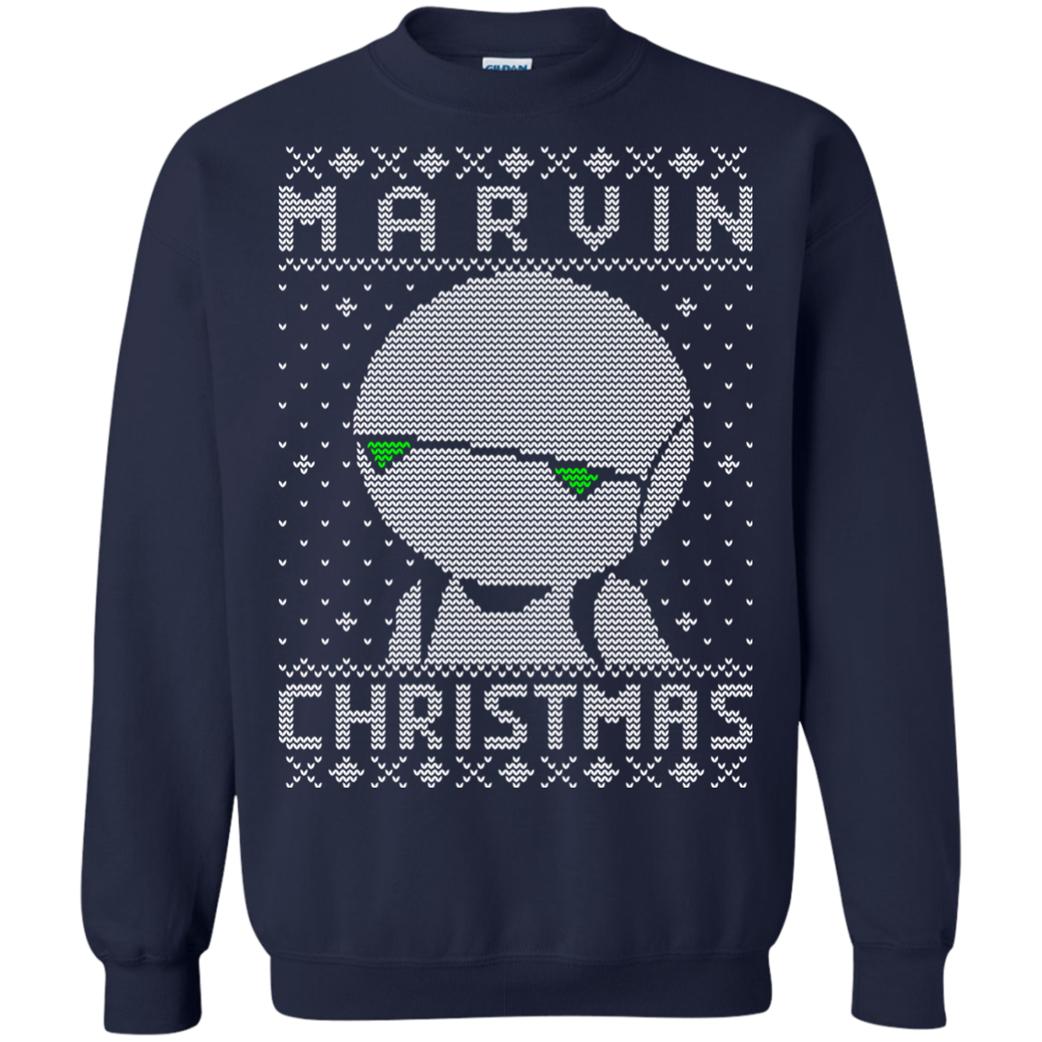 Marvin Christmas Crewneck Sweatshirt