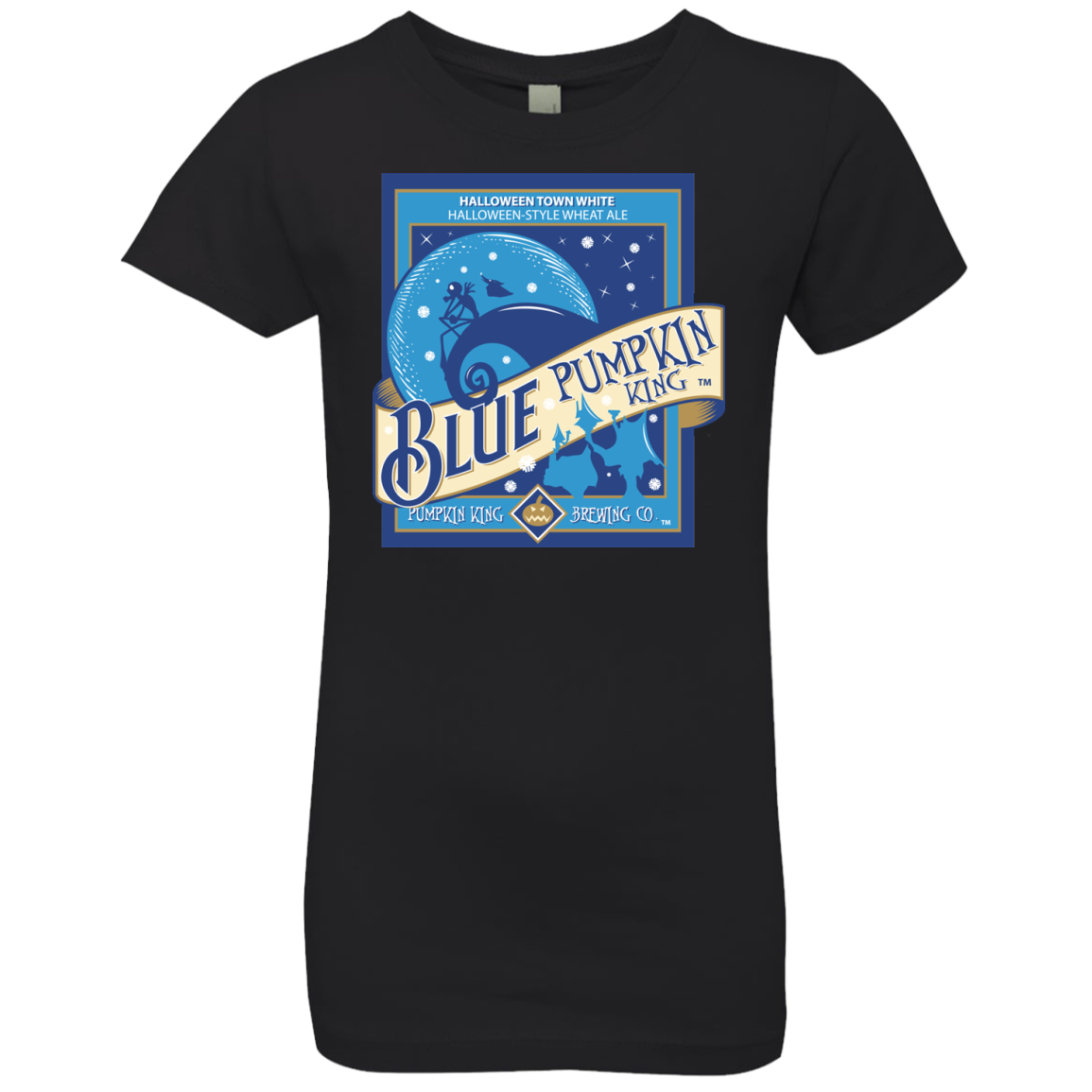 Blue Pumpkin King Girls Premium T-Shirt