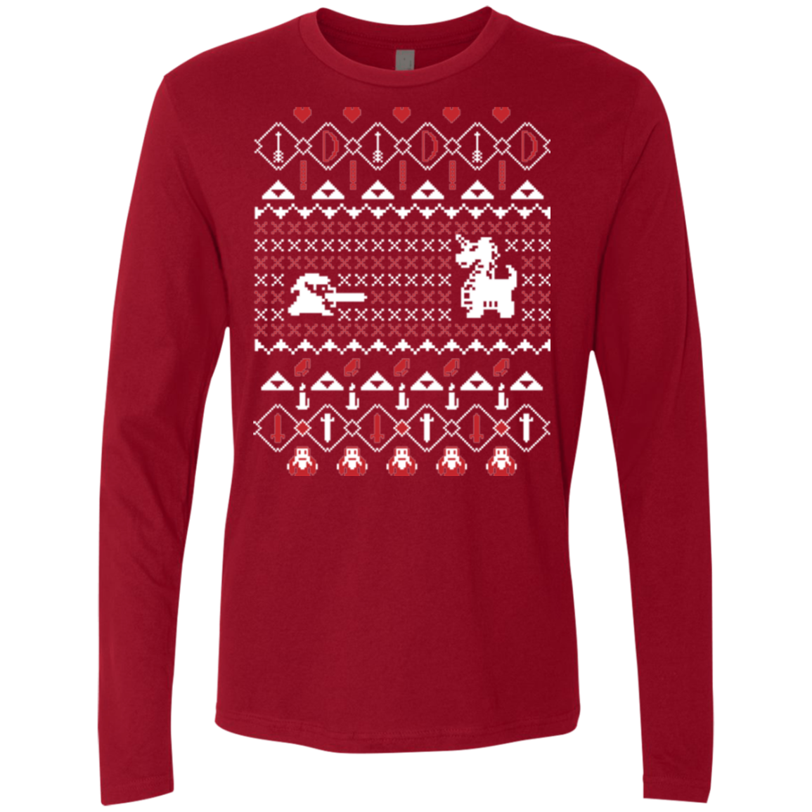 Its Dangerous To Go Alone At Christmas Men's Premium Long Sleeve