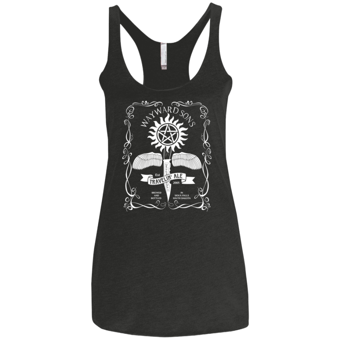 Supernatural 3 Women's Triblend Racerback Tank