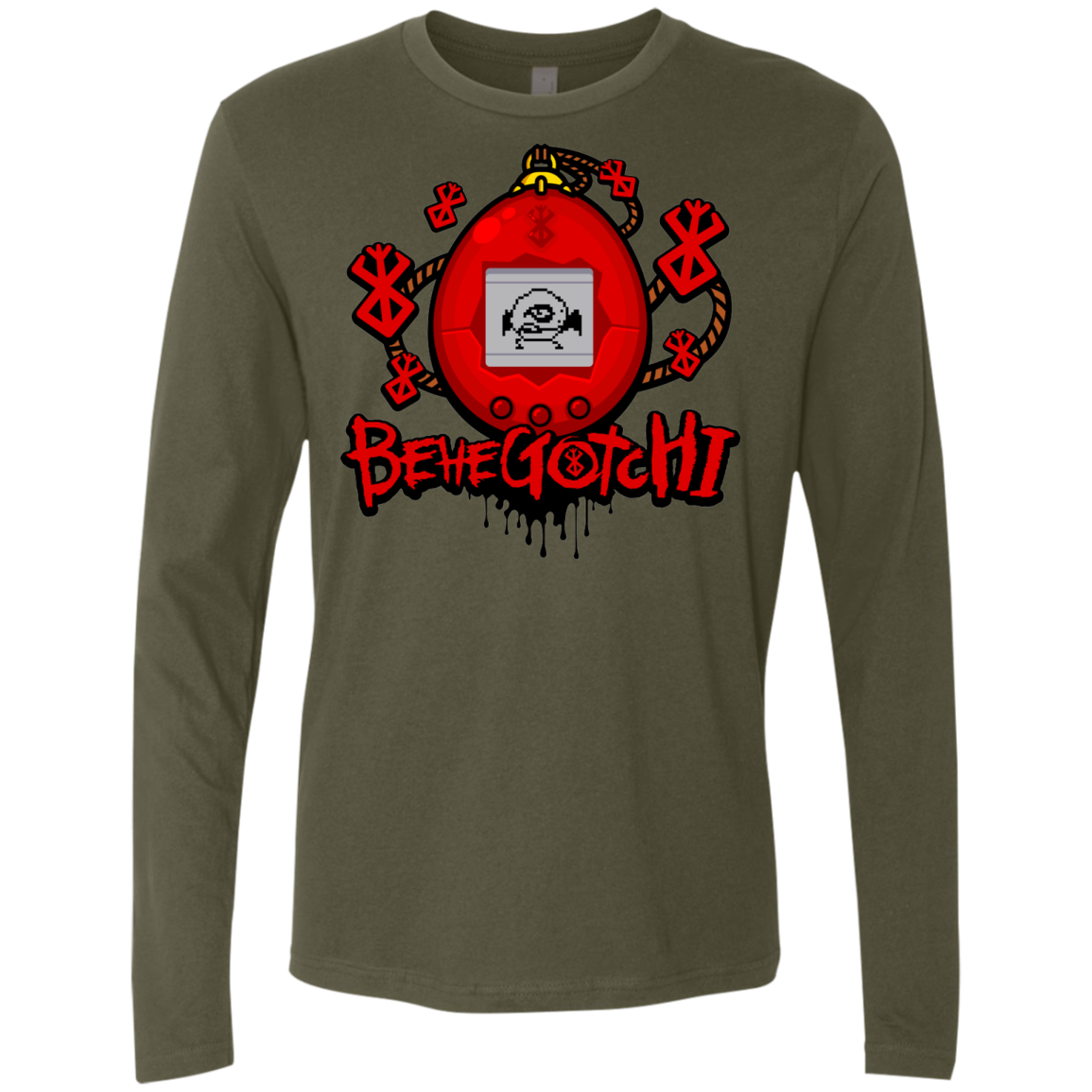 BeheGotchi Men's Premium Long Sleeve