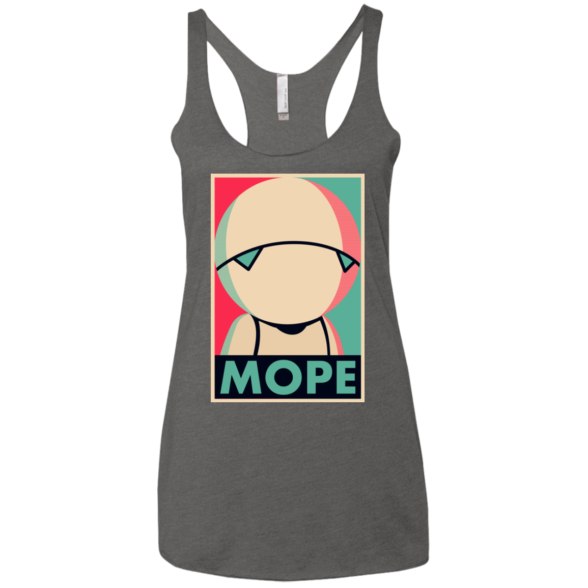 Mope Around Women's Triblend Racerback Tank
