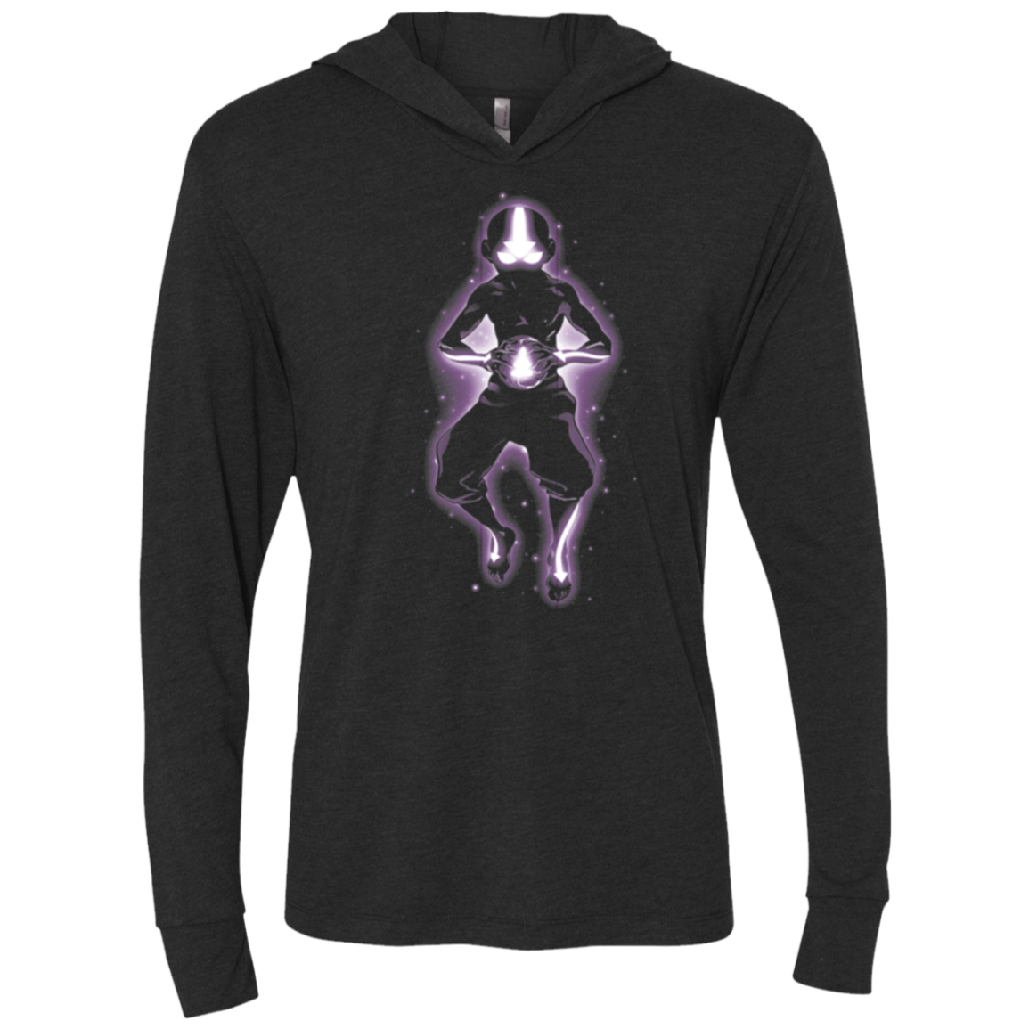 Pure Cosmic Energy Triblend Long Sleeve Hoodie Tee