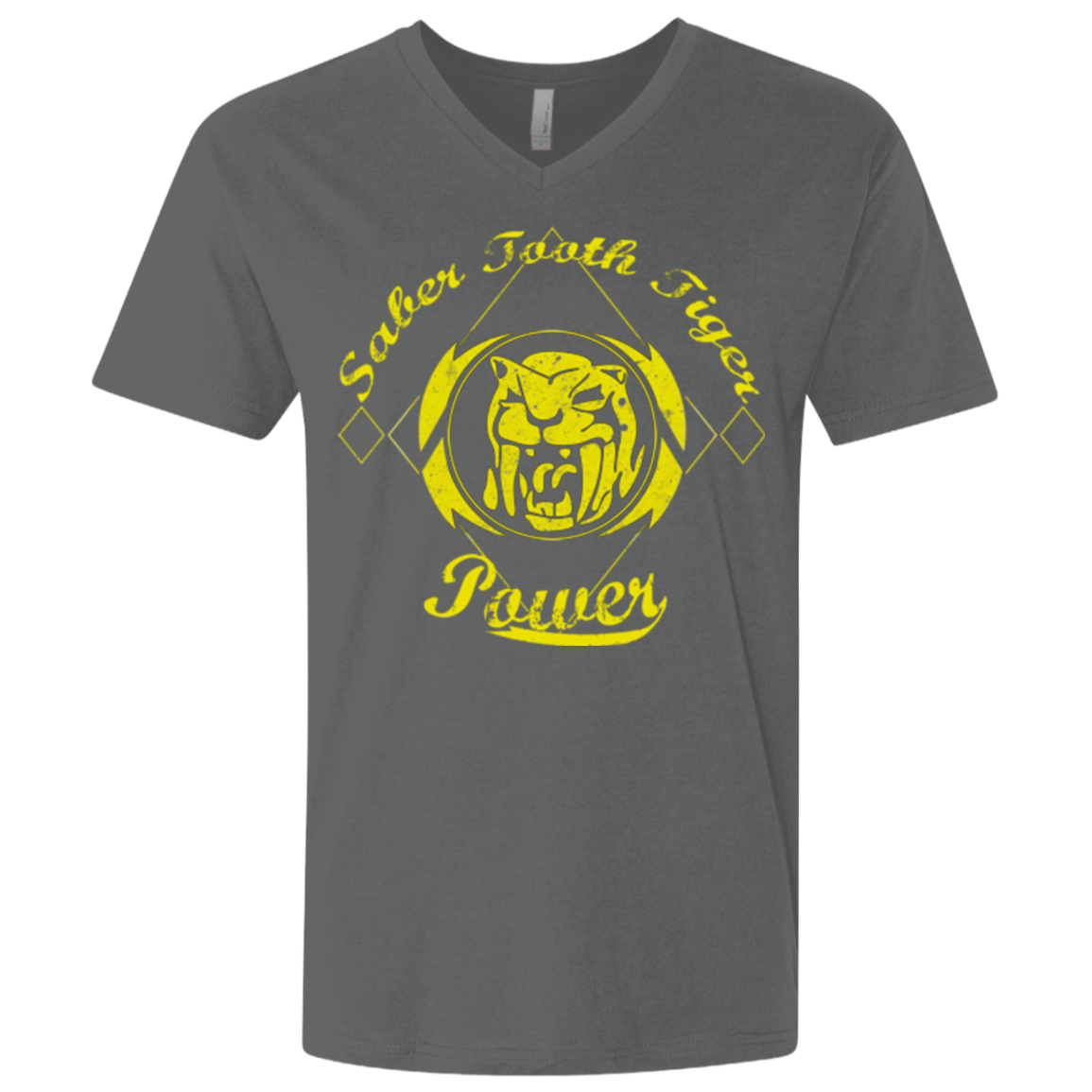 Saber Tooth Tiger (1) Men's Premium V-Neck
