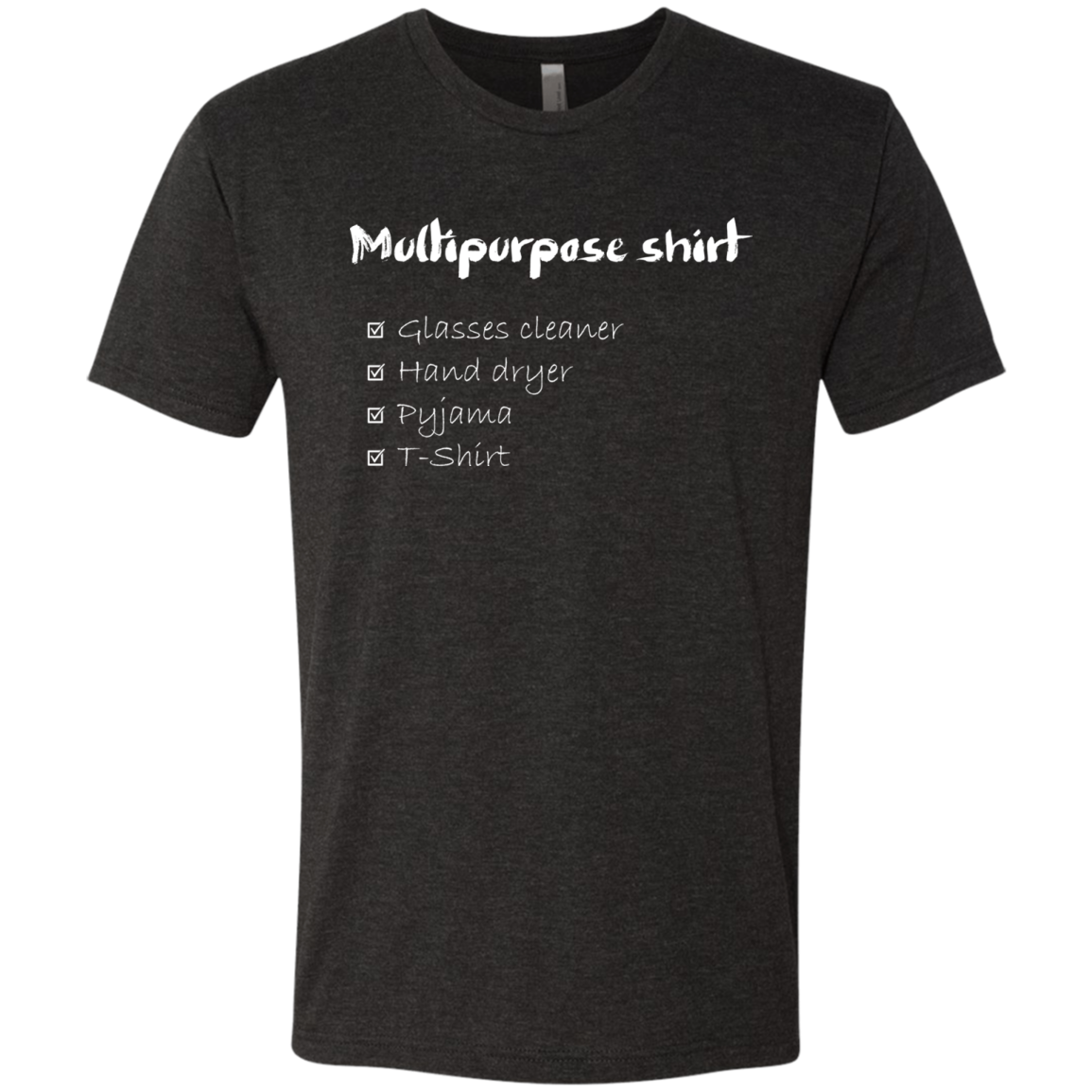 Multipurpose Shirt White ink Men's Triblend T-Shirt