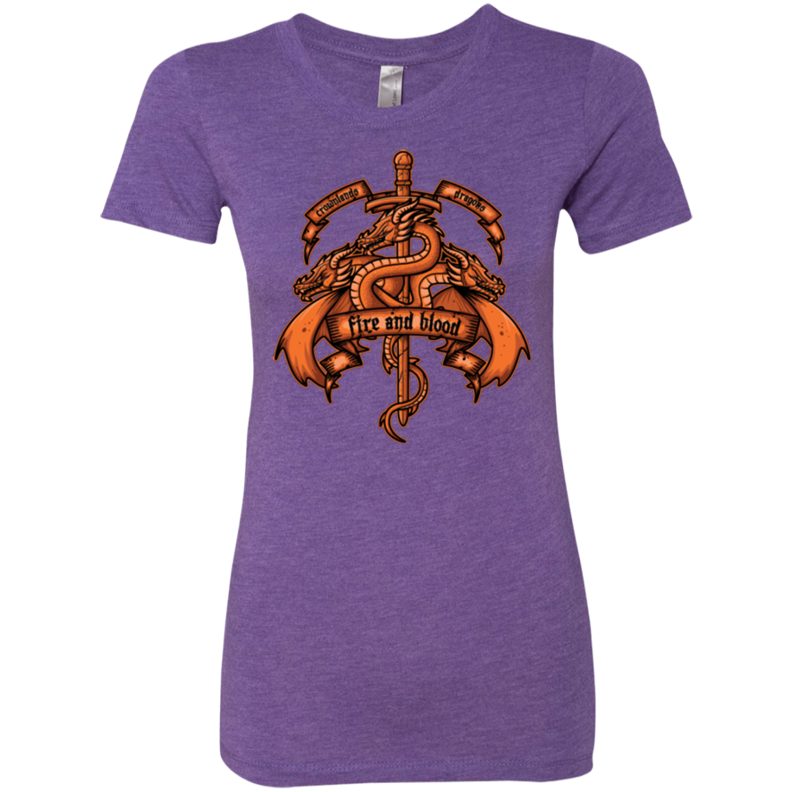 FIRE AND BLOOD Women's Triblend T-Shirt